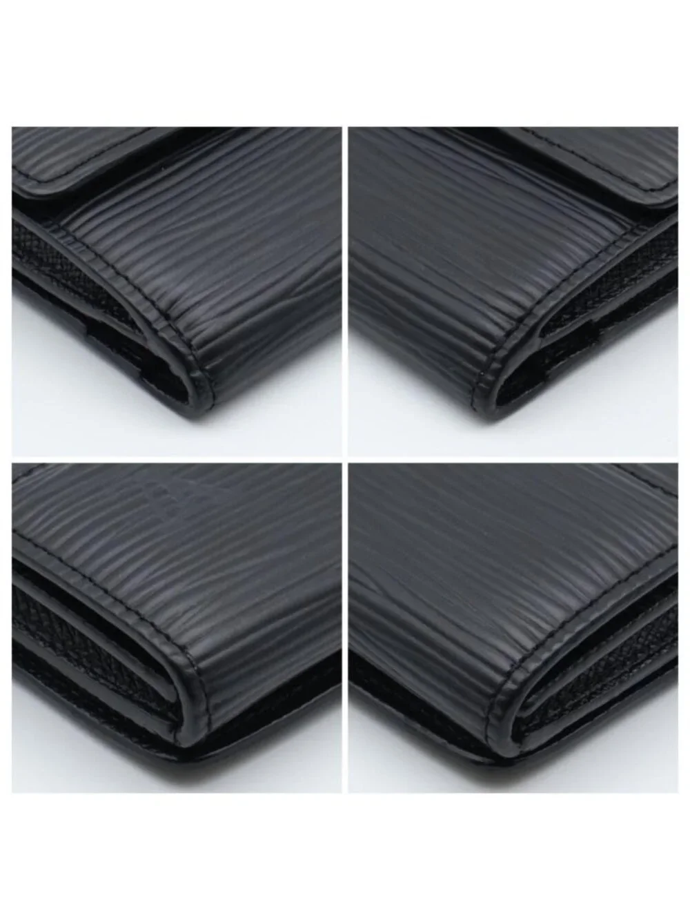 Louis Vuitton Ludlow Epi Black Mini Wallet Coin Case